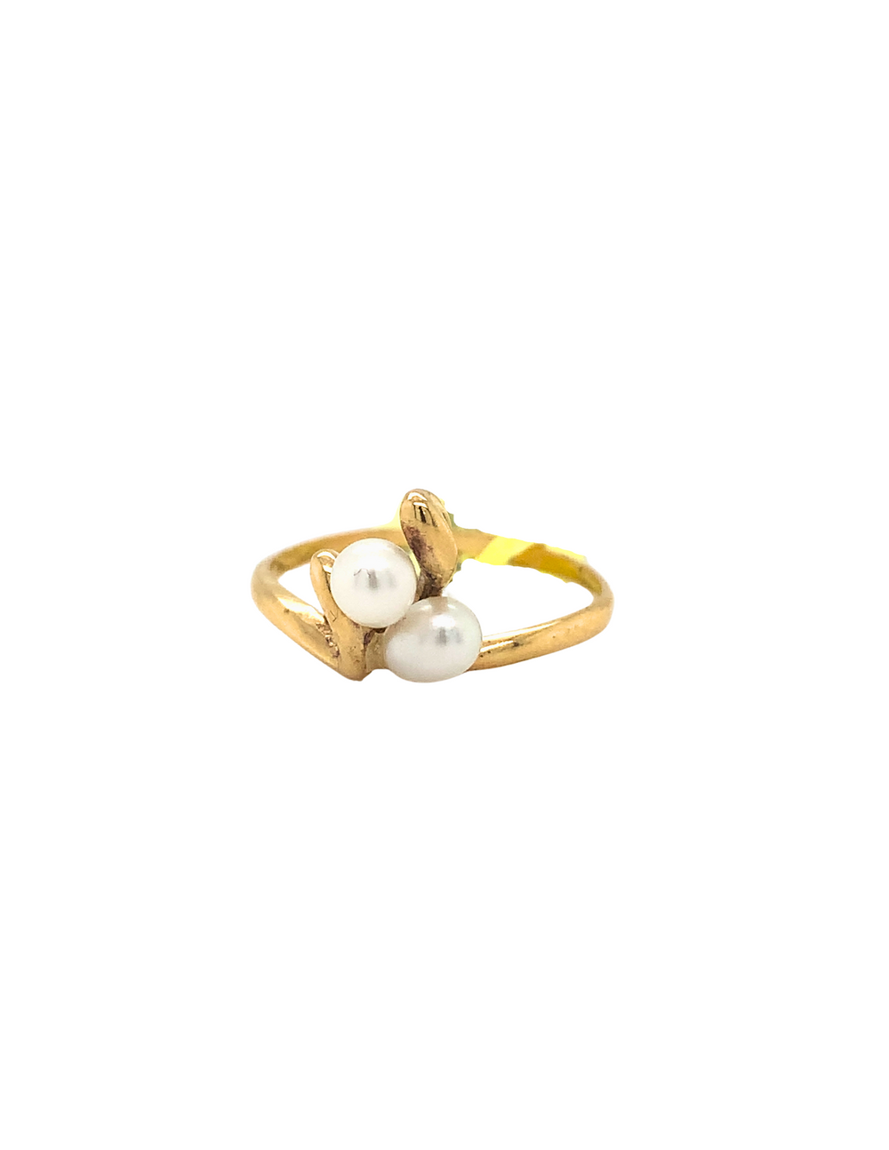 10K Yellow Gold Pearl Ring