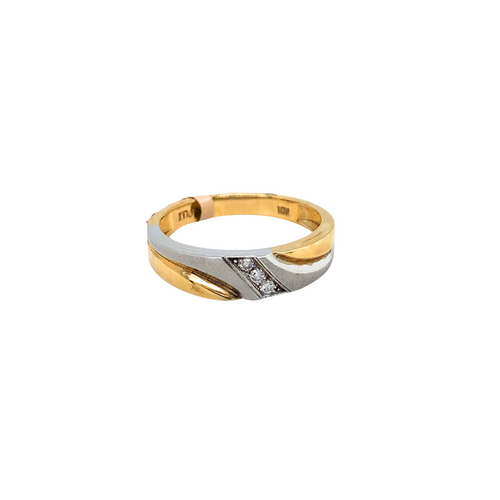 10kt two-tone gold Diamond Ring