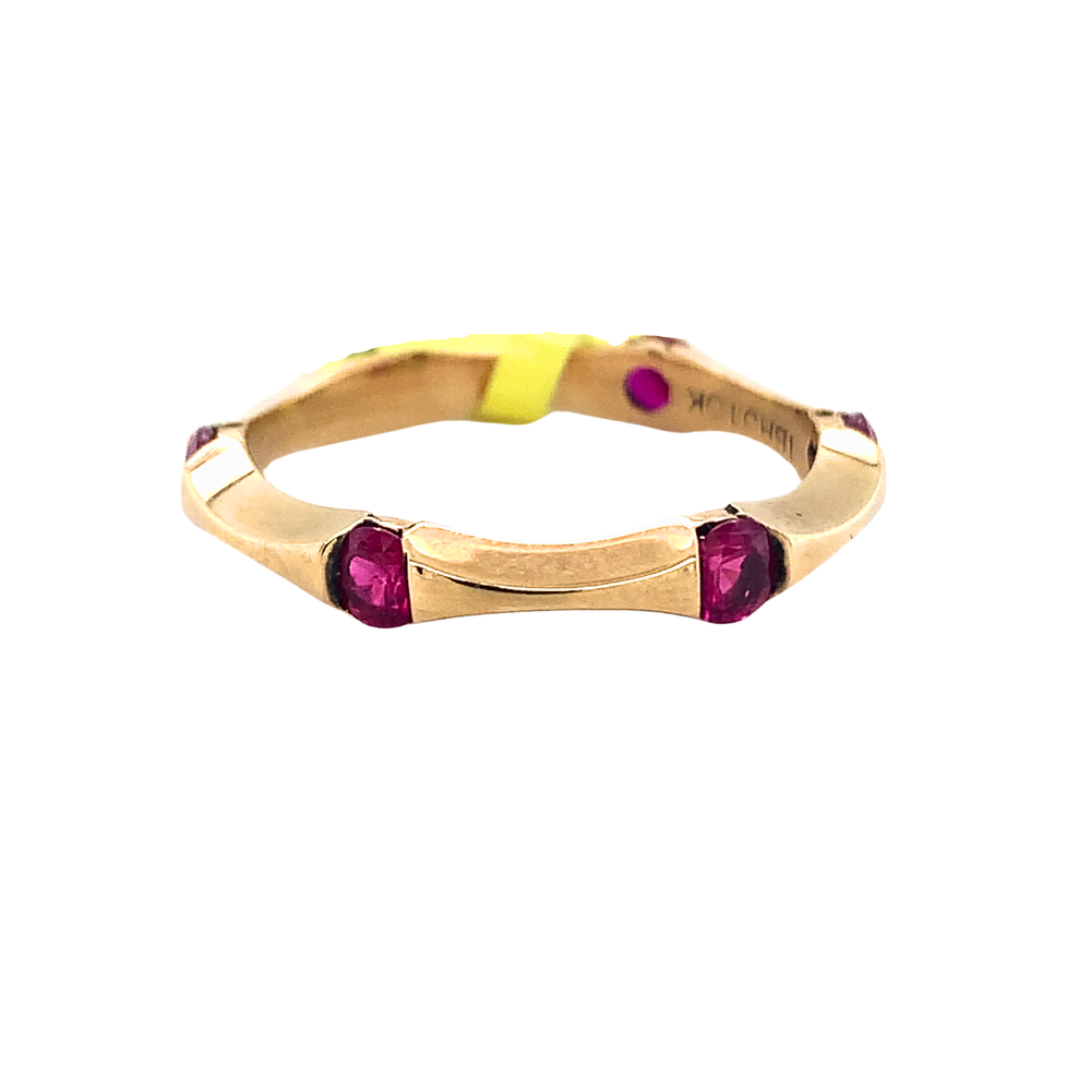 10kt Yellow Gold Ruby Ring