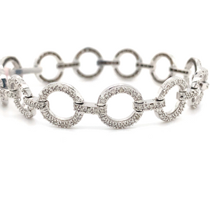 10kt White Gold 1.55ct Diamond Bracelet