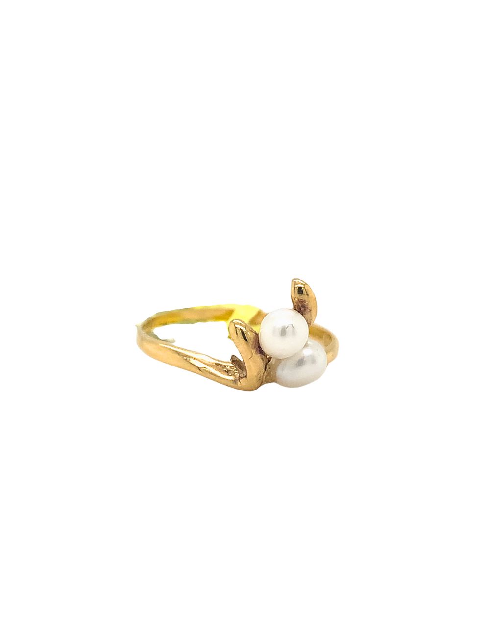 10K Yellow Gold Pearl Ring