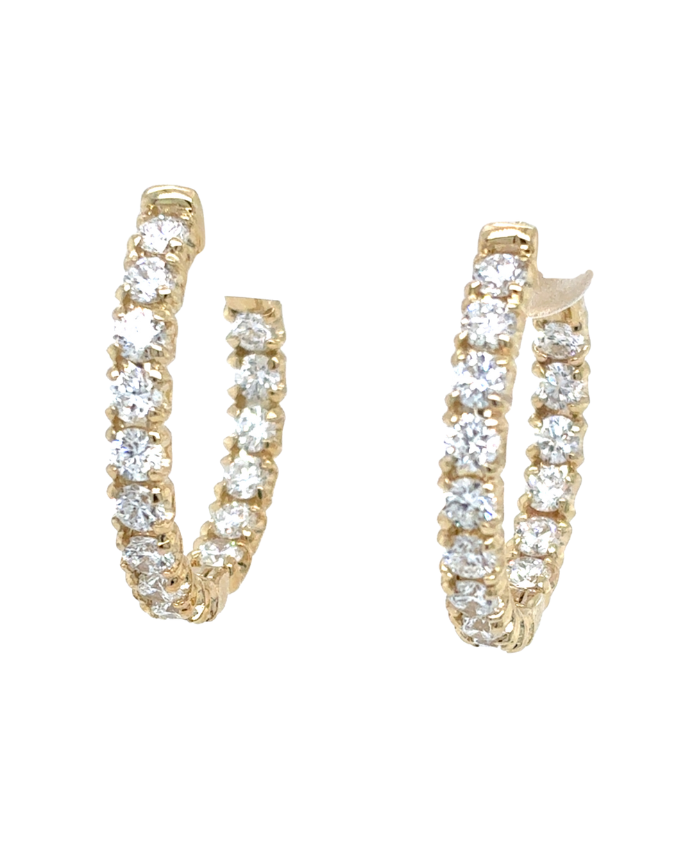 10kt Yellow Gold 2.00ctw Lab Grown Diamond Earrings