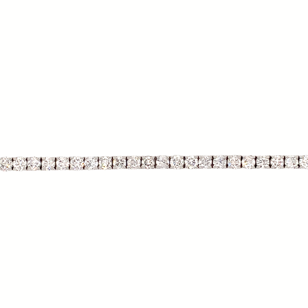 14K White gold Lab Grown Diamond Tennis Bracelet