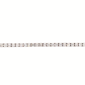 14K White gold Lab Grown Diamond Tennis Bracelet