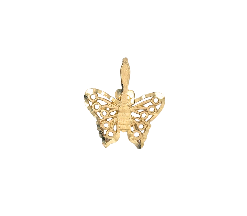 10kt Yellow Gold Butterfly Charm