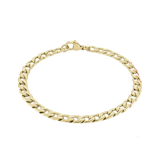 Italgem Stainless Steel Gold Plated Bracelet