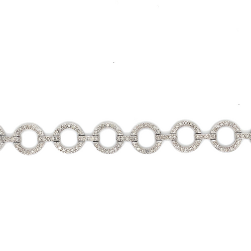 10kt White Gold 1.55ct Diamond Bracelet