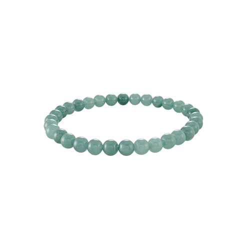 Italgem Green Jade 7mm Beaded Bracelet