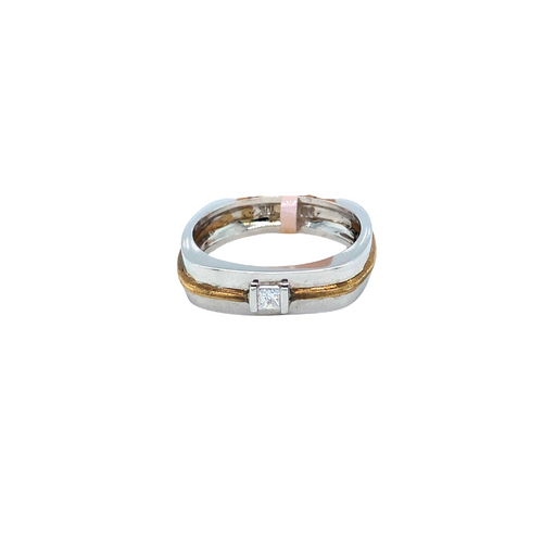 10kt two-tone gold Diamond Ring