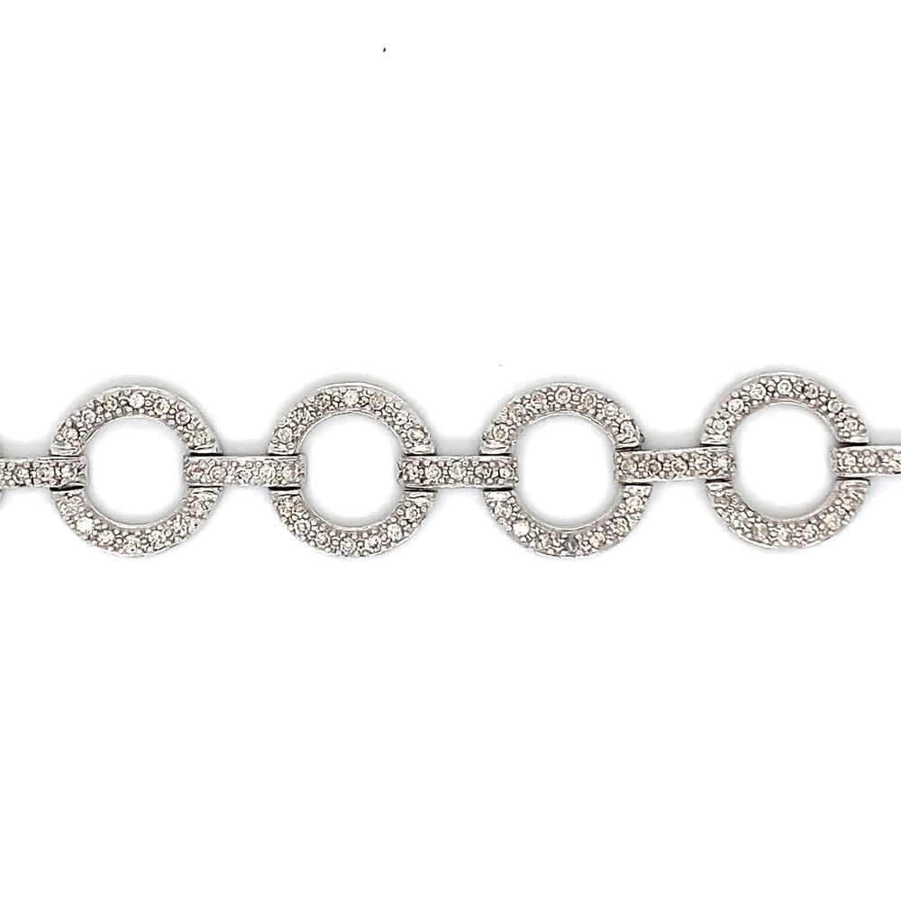 10kt White Gold 1.55ct Diamond Bracelet