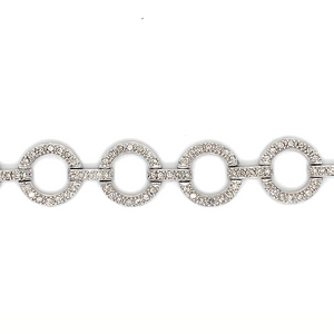 10kt White Gold 1.55ct Diamond Bracelet