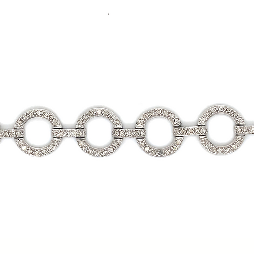 10kt White Gold 1.55ct Diamond Bracelet