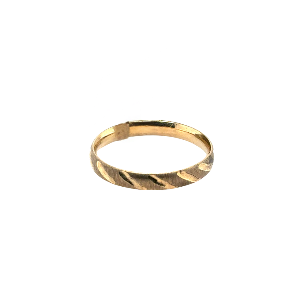 10kt Yellow Gold Baby Band