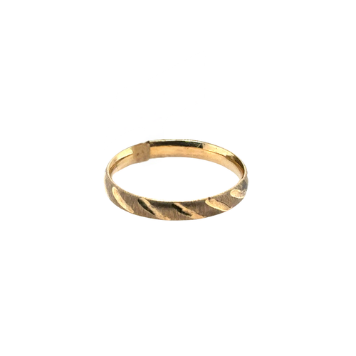 10kt Yellow Gold Baby Band