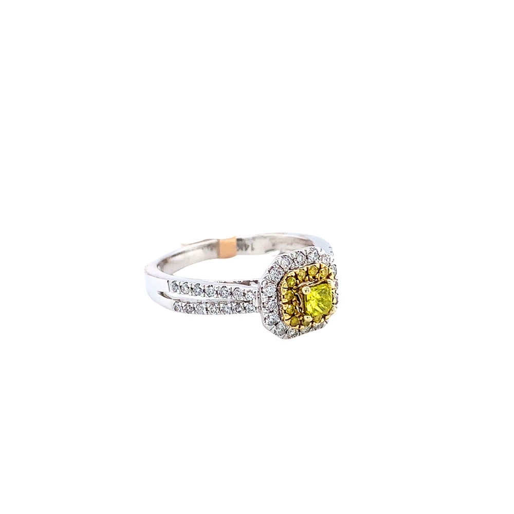 14kt White Gold .57 tw Diamond Ring