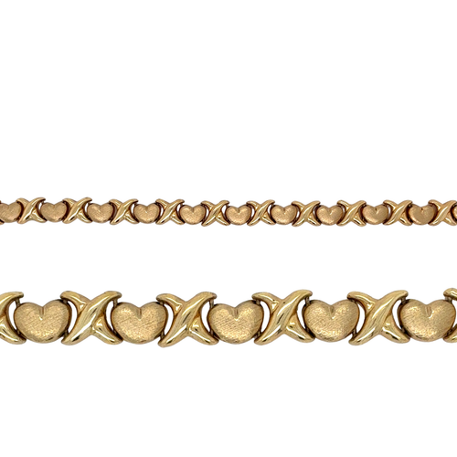 10kt Yellow Gold 16" Fancy 5mm Chain
