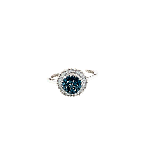 10kt White Gold .50 tw Diamond Ring