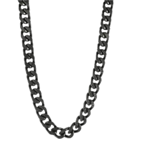 Italgem Stainless Steel Black Curb Chain