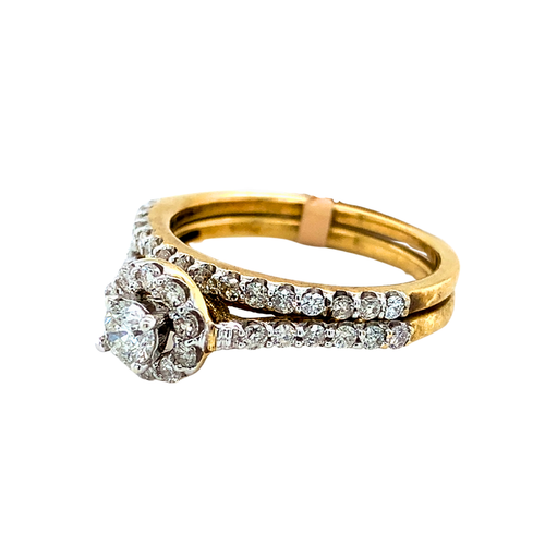 10kt Yellow Gold Diamond Ring set