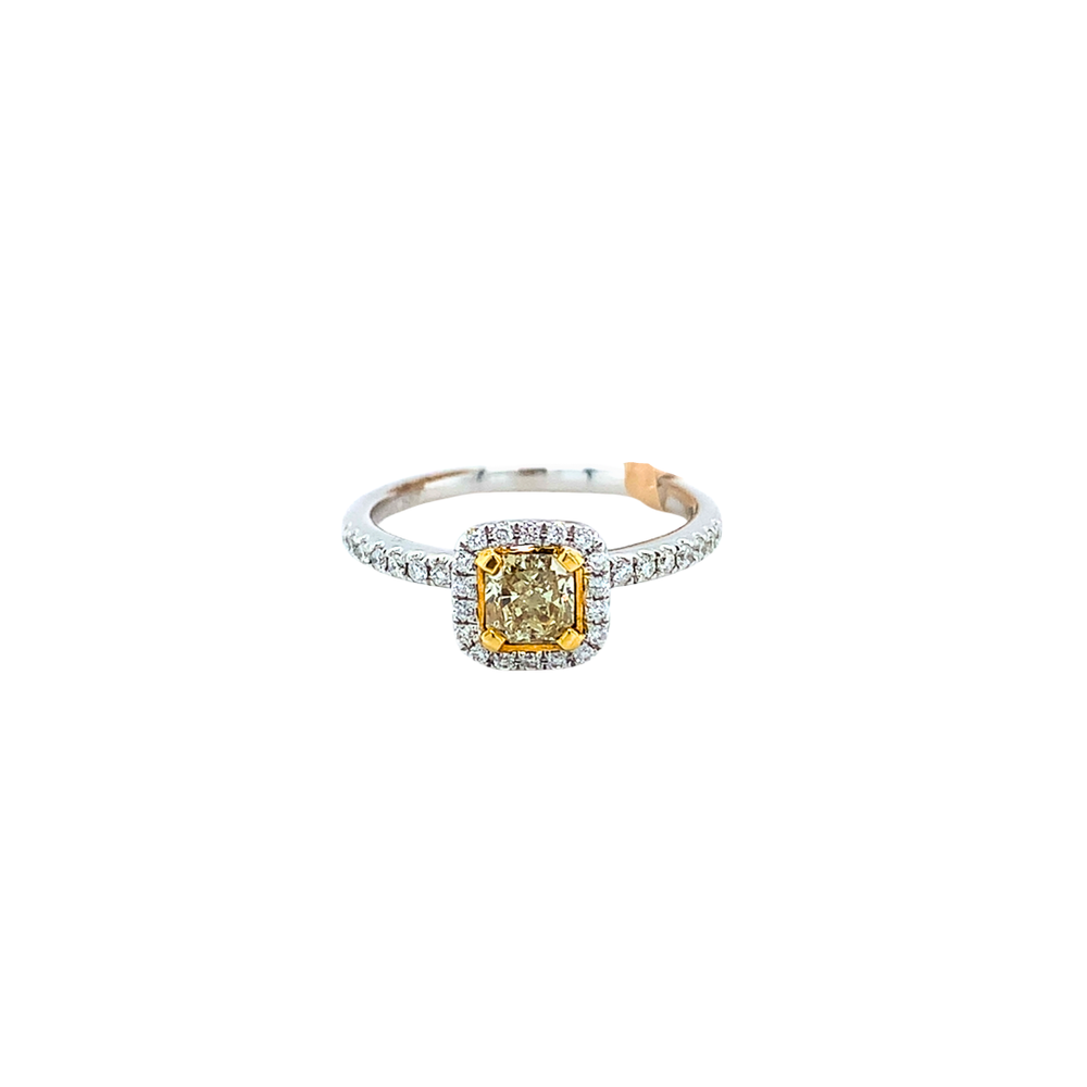 14kt White Gold .83 tw Diamond Ring