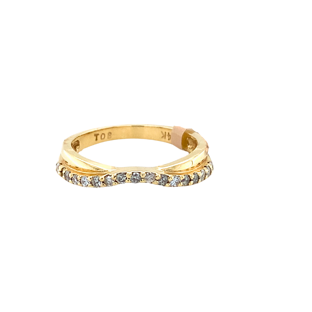 14kt Yellow Gold 0.25tw Diamond Band