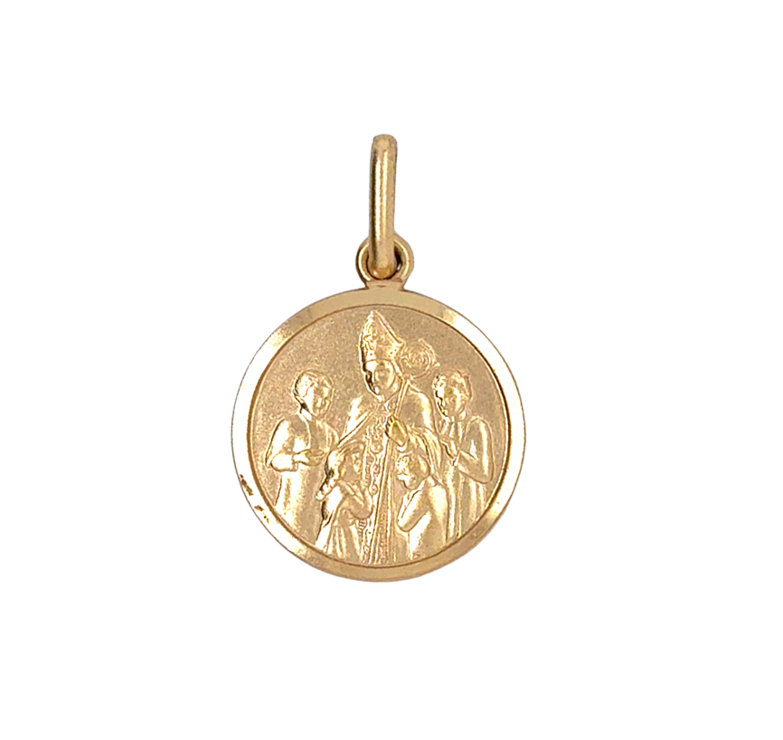 10kt Yellow Gold 12mm Cresma Charm