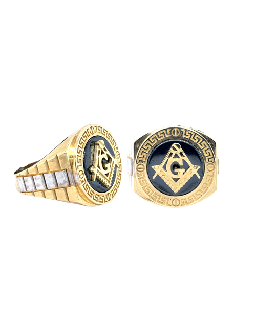 10kt Yellow Gold Fancy Signet Ring