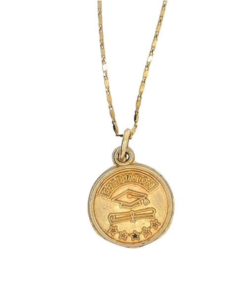 10kt Yellow Gold Grad Charm