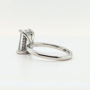 3ct Emerald Cut Engagement Ring - Special Price