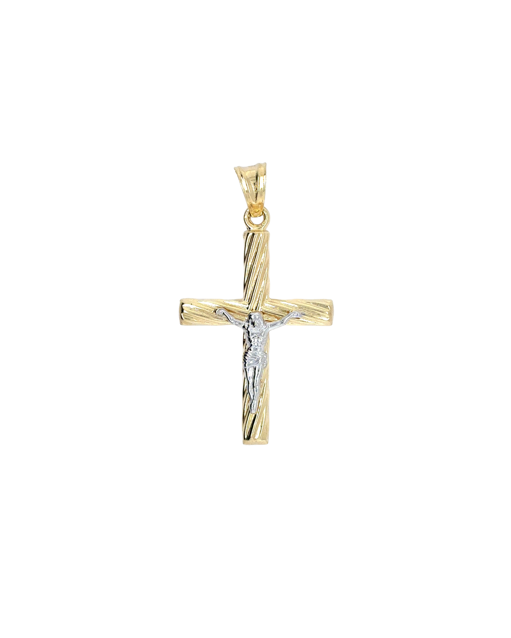 10kt Yellow Gold Crucifix Charm