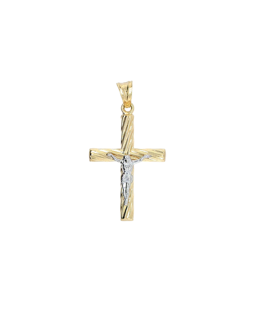 10kt Yellow Gold Crucifix Charm