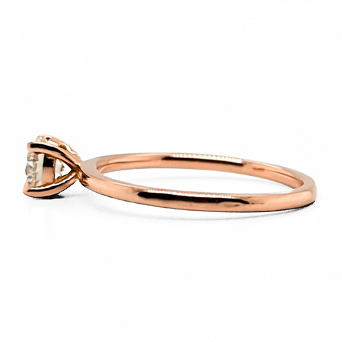 0.52ct Round Lab Grown Diamond Ring