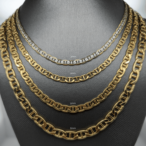 10kt 6mm Mariner Chain