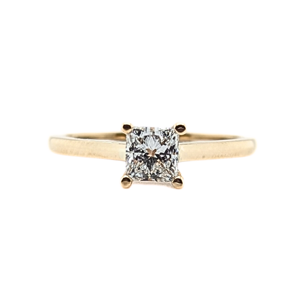 0.53ct Princess Cut Lab Grown Diamond Ring