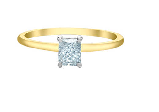 14kt Yellow Gold 1.15 TDW Radiant Cut Lab Grown Diamond Ring