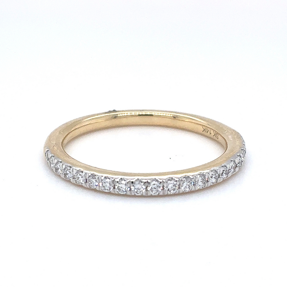 14kt Yellow Gold .25ct Lab Grown Diamond Band