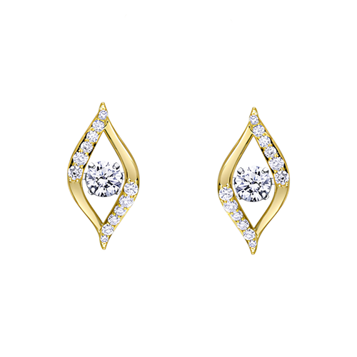 14kt Yellow Gold 1.52tw Round Brilliant Lab Grown Diamond Studs