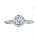 14kt White Gold Lab Grown Diamond Ring
