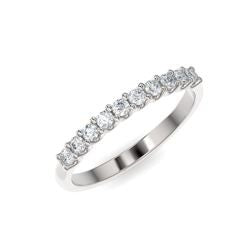 14kt White Gold Lab Grown Diamond Ring