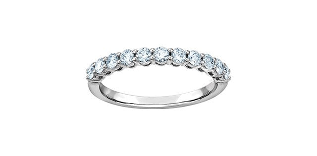 14kt White Gold .50ct Lab Grown Diamond Band