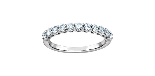 14kt White Gold .50ct Lab Grown Diamond Band