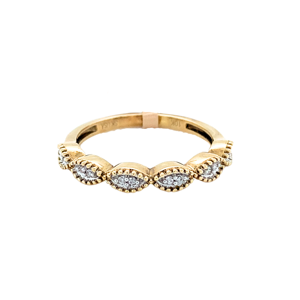 10kt Yellow Gold 0.5tw Diamond Band