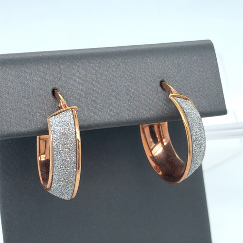10kt Rose Gold Hoops