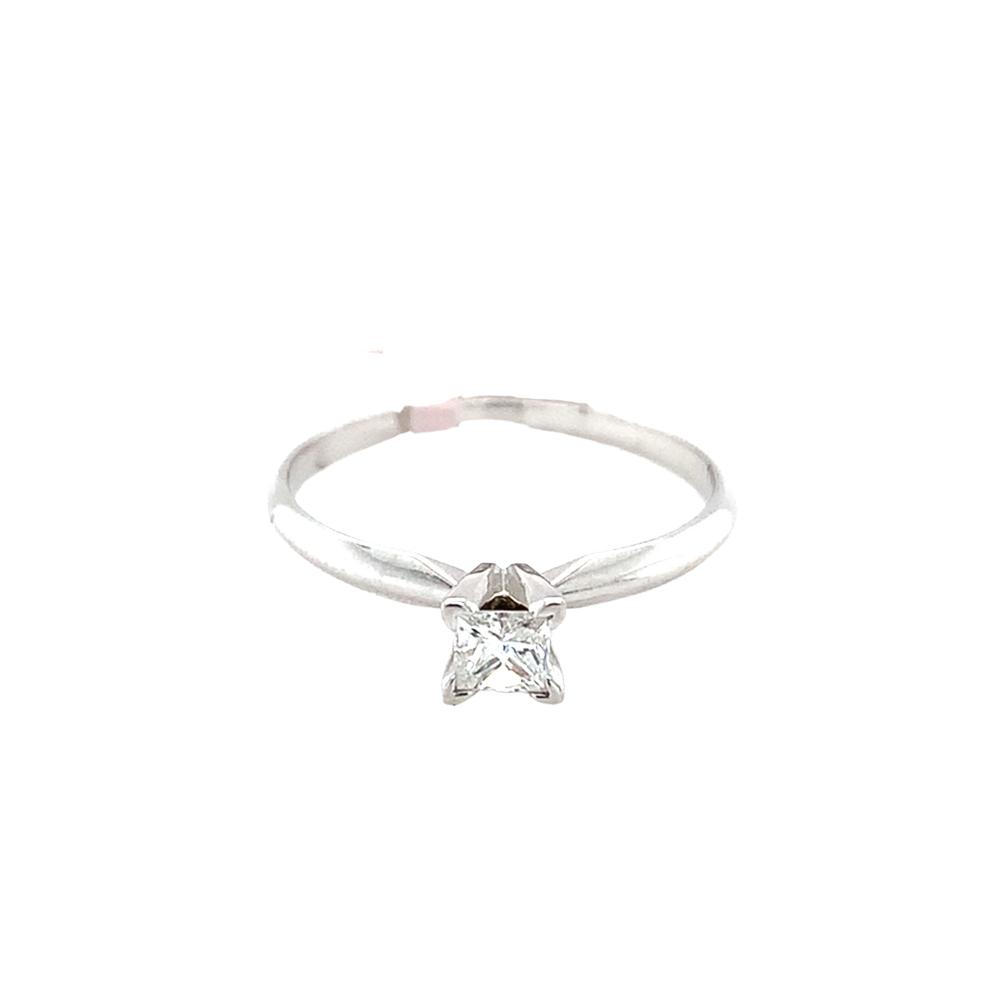14kt White Gold .25ct Diamond Ring