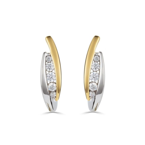 Sterling Silver .25TW Lab Grown Round Brilliant Stud Earrings