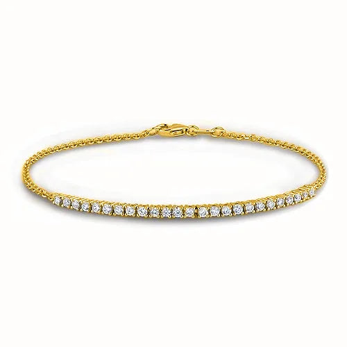 10KY .32tw Canadian Diamond Bracelet