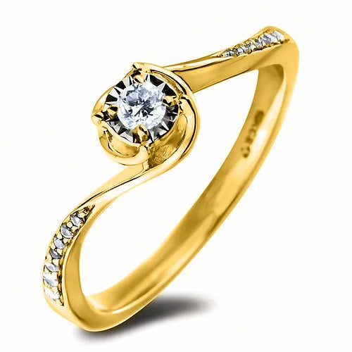 10KY .20tw Canadian Diamond Solitaire Ring