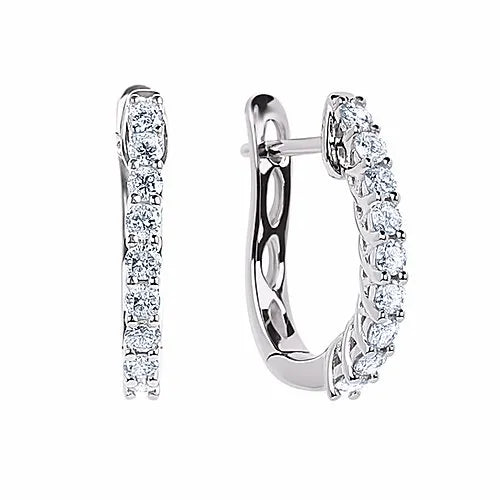 10KW .40tw Canadian Diamond Huggie Earrings