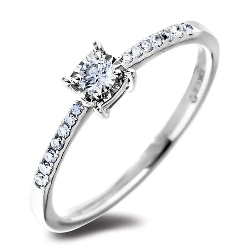 10KW .23tw Canadian Diamond Ring
