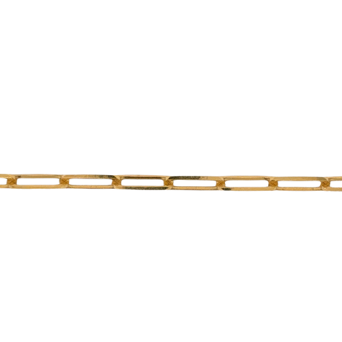 10kt Yellow Gold 16" Paperclip 3mm Chain
